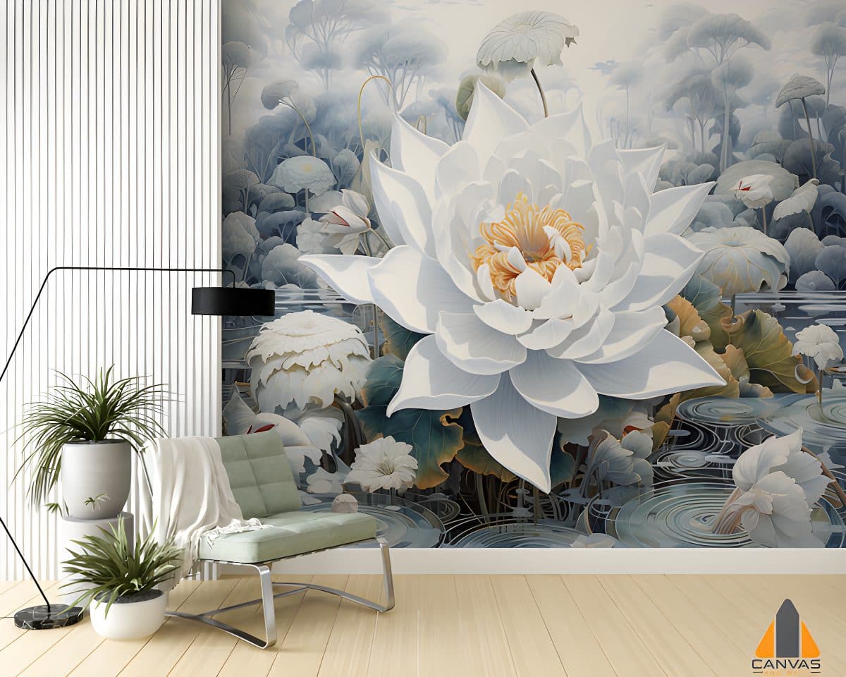 lotus-paper-sculpture-with-lotus-flower-white-paper 28129