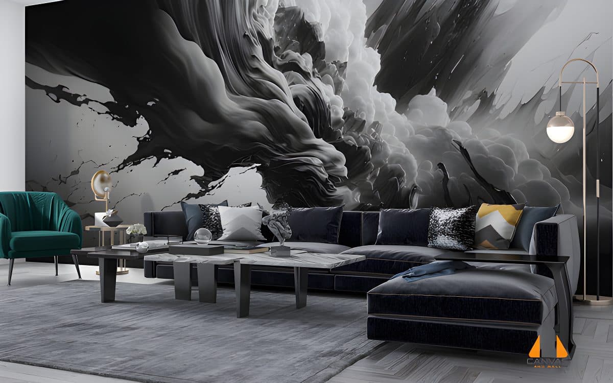mural-abstract-black-white-wall-art-backgrpound-generative-ai