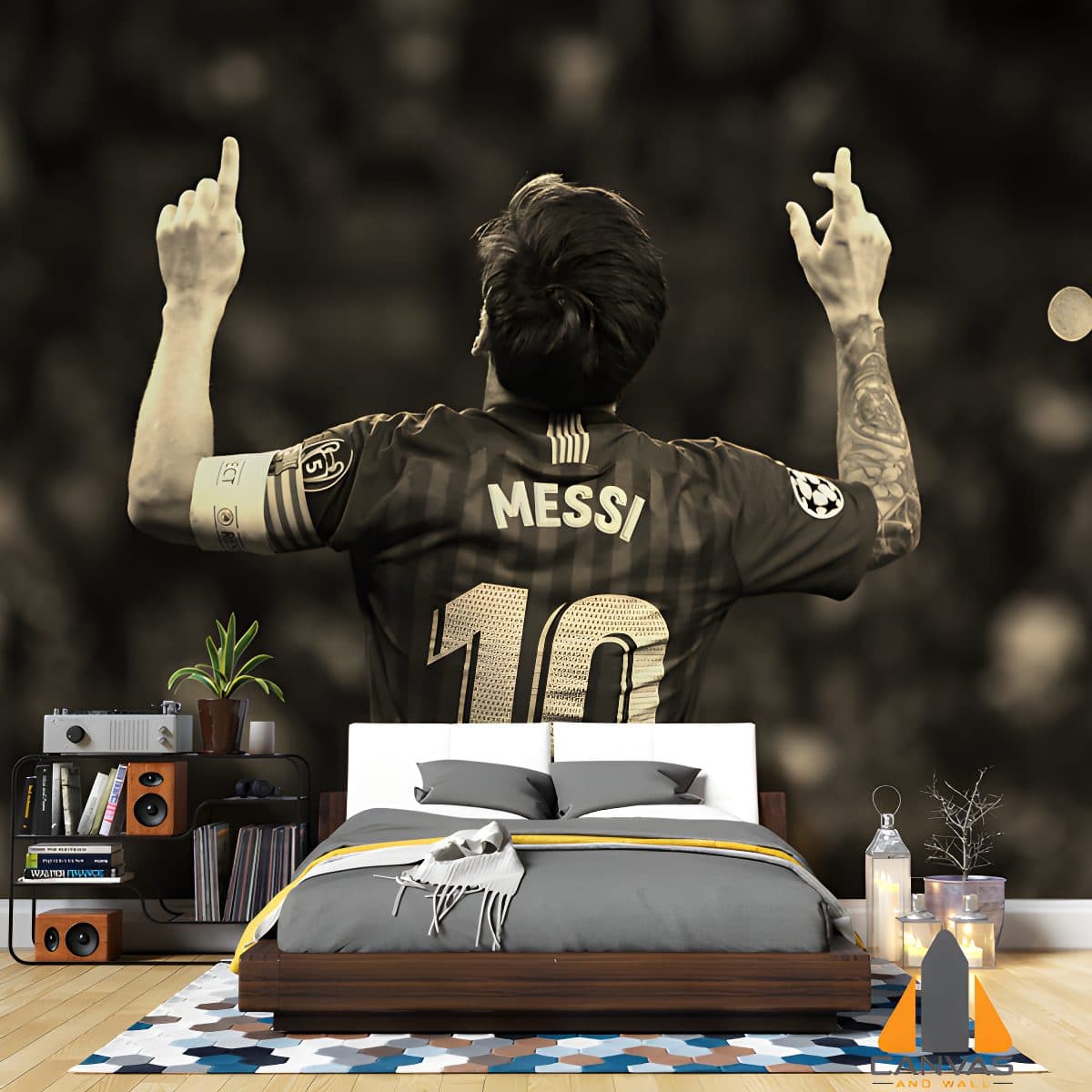 Football Legend Soccer Bedroom Wallpaper