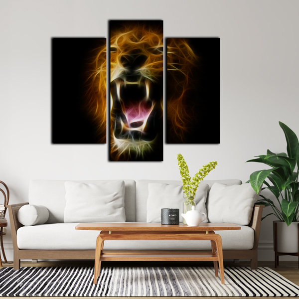 lion_split Lion Split Canvas
