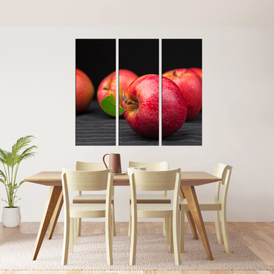 Red apples canvas