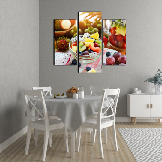 Fruit Salad Bowl Split Canas