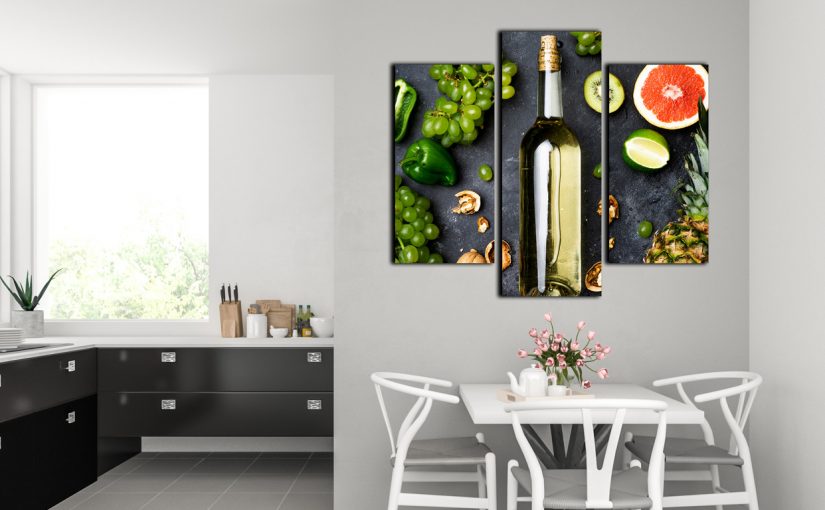 Wine Split Canvas