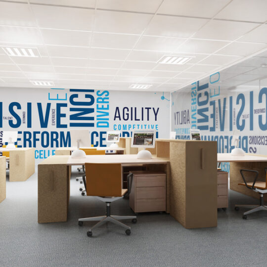 Office Text Wallpaper