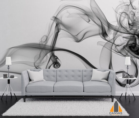 Minimalist Black Smoke Motion Wallpaper