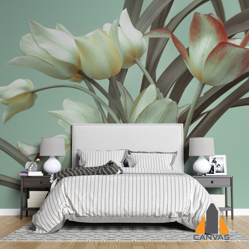 Green Orchids Wallpaper