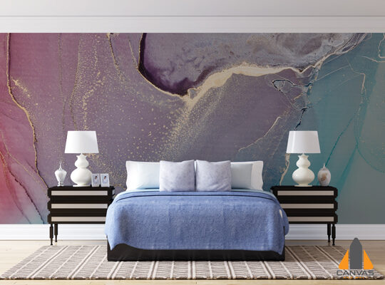 Abstract Acrylic Marble Texture Wallpaper