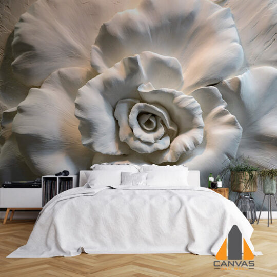 3D Clay Flower Wallpaper
