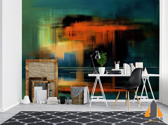 Multi Color Abstract Wallpaper