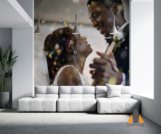 Newlywed Couple Wallpaper