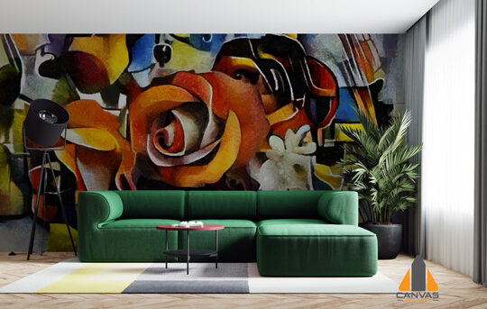 Picasso Bouquet Of Beautiful Flowers Wallpaper