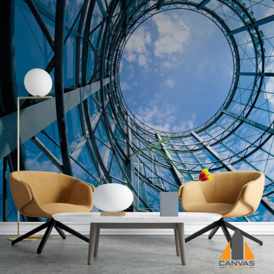 Transparent Glass Tower Wallpaper