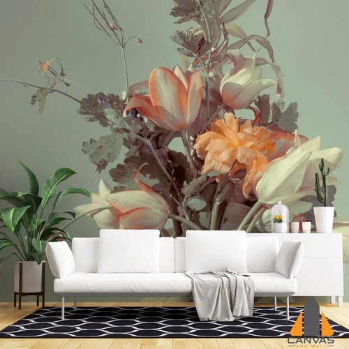 Orange Tulip Buds Wallpaper