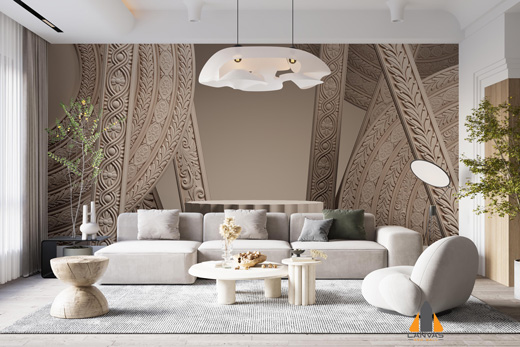 Luxurious Abstract Podium Wallpaper