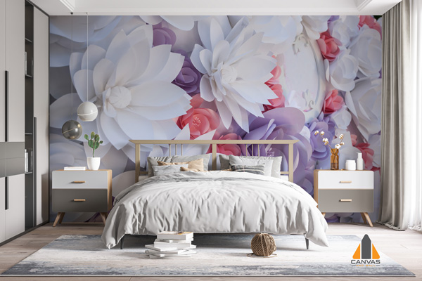 Paper Flowers Wallpaper