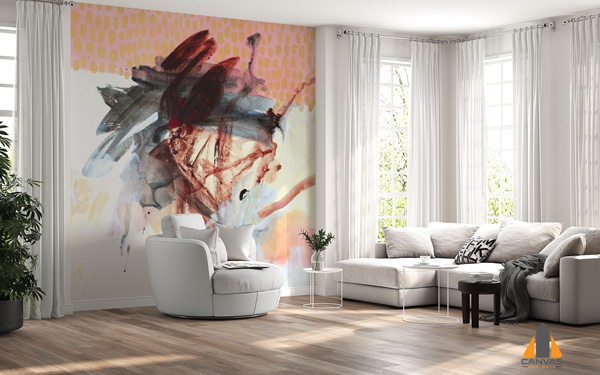 Multicolor Abstract Decorative Wallpaper