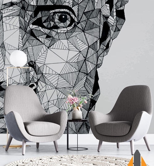 Geometric Man Wallpaper