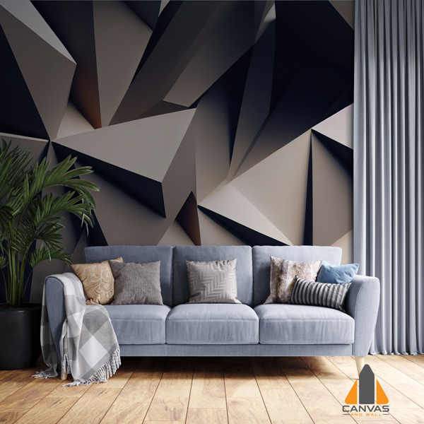 3D Rendered Geometric Background