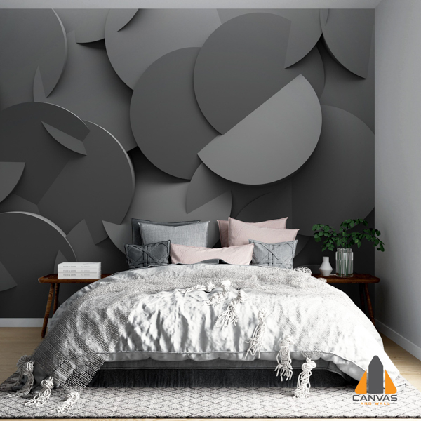 Abstract Round Pattern Wall