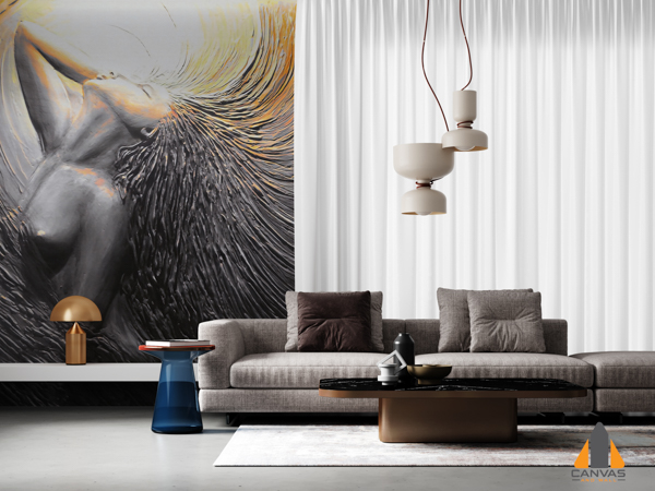 Abstract Womans Hair in motion