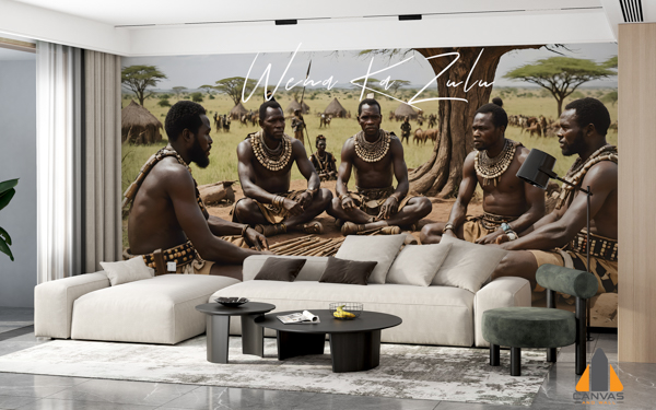 Ancient-Zulu-Men-discussing-war-strategies