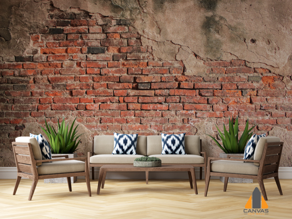 Ancient Wall Ayutthaya Thailand