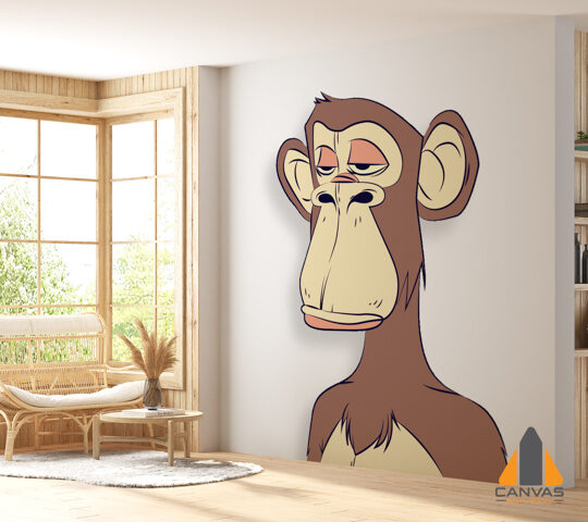 Ape with bored face 2