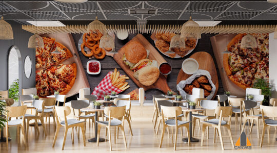 Assorted takeout foods