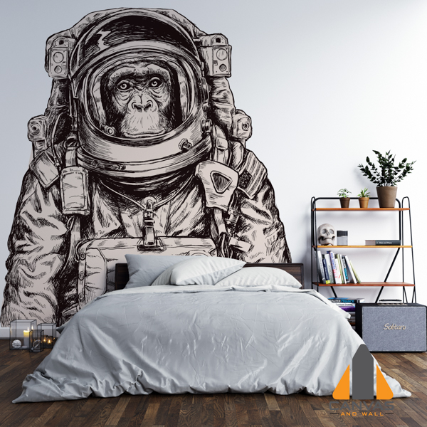 Astronaut Cool Monkey Bedroom
