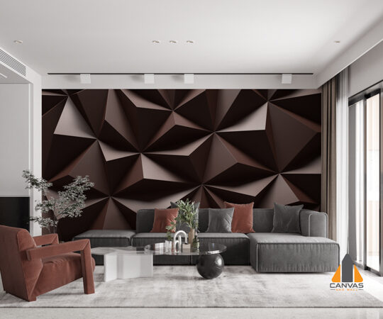 Chocolate Geometric Abstract