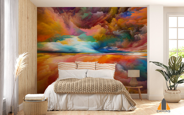 Cloud texture of various colour