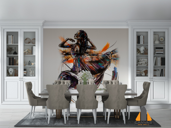 Dancing Gracefully Wall vs Art