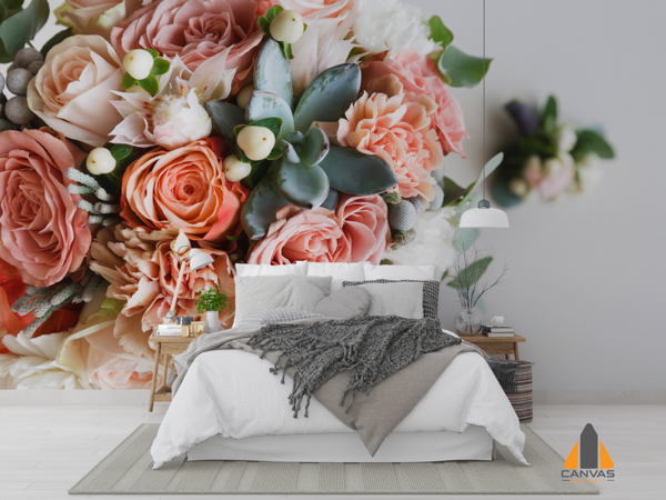 Decoration made of roses