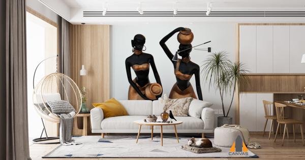 Drawings of African Cultural Women