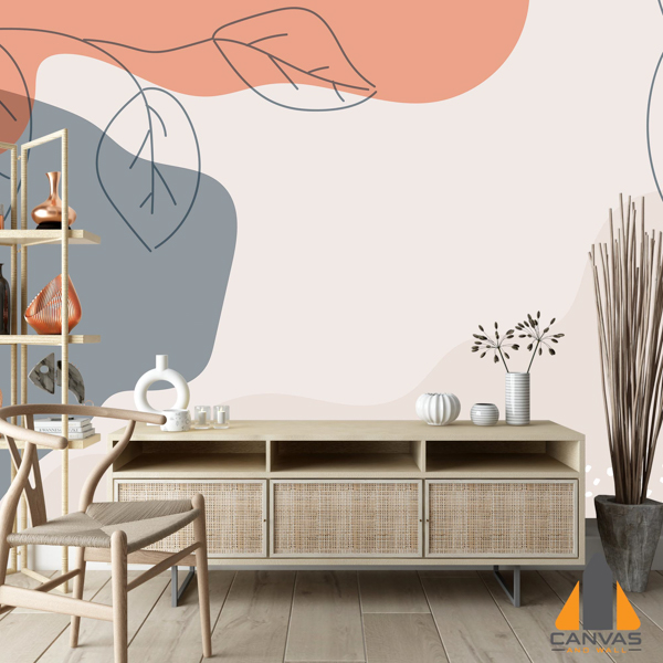 Earthy Tone Floral Lines