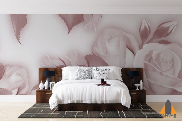 Elegant seamless background with roses in monochrom sepia style