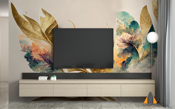 Gold Botanical Leaves