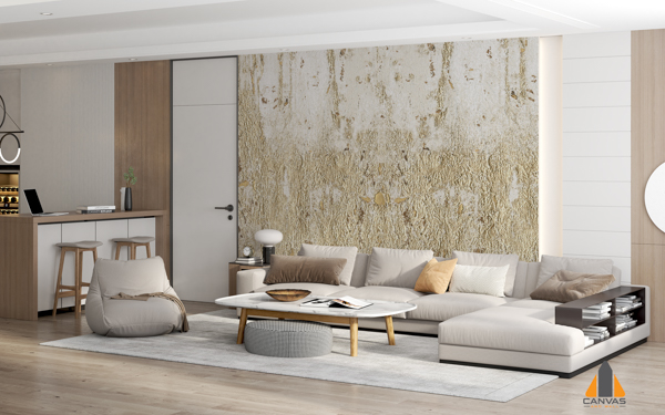 Golden Fashion Modern Art Wall