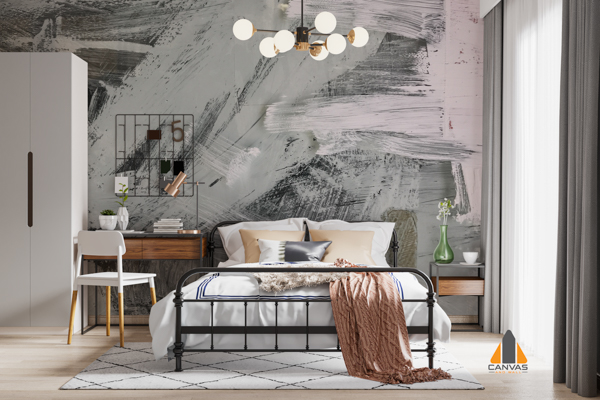 Grey and White Brush Stroke draft