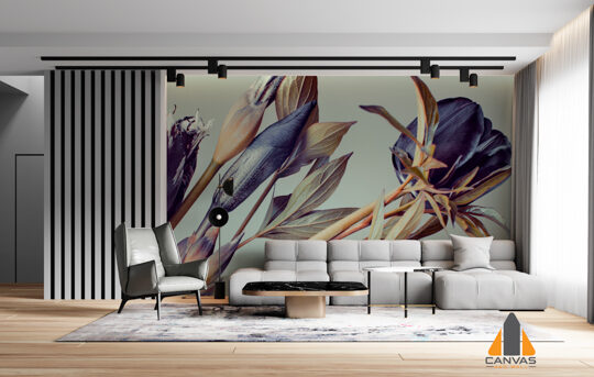 Purple and brown buds