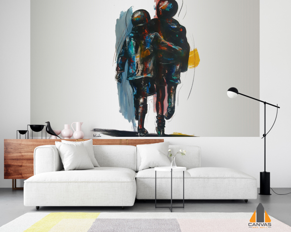 School friends painting - Wall vs Art