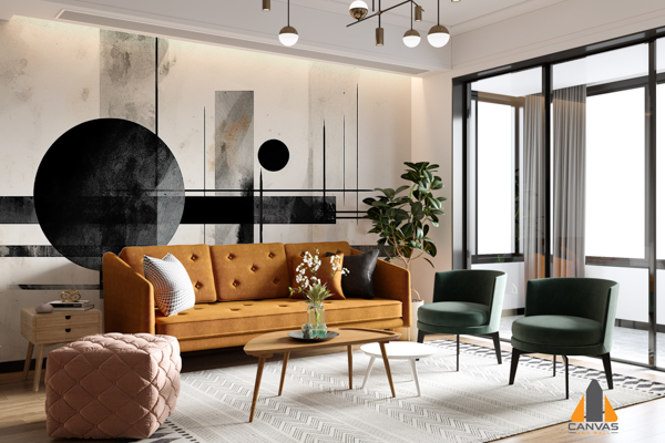 abstract-geometry-color-piece-graphic-combination-oil-paintings-handpainted-red-green-yellow