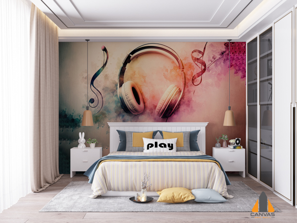 clean-modern-image-headphones-music-notes-arranged-geometric-pattern-set-against-pastel-abstract-background-generated-by-ai