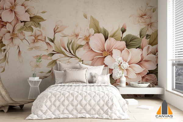 elegant-floral-frame-with-pink-flowers-foliage-white-background