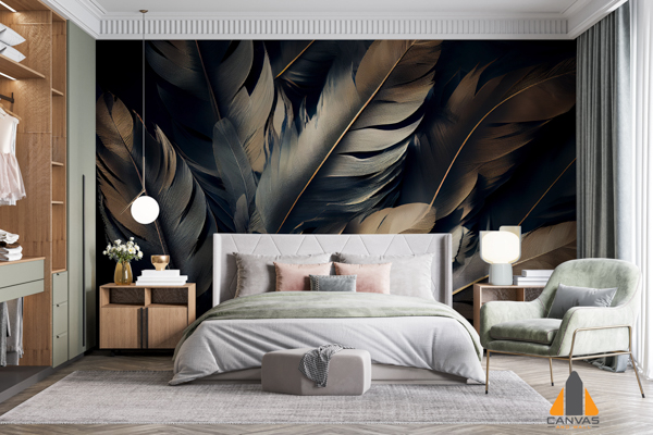 feathers-background-generative-ai