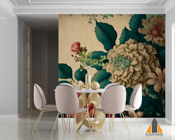 flower-background-vintage-style-digital-illustration-painting-retro-style 28129