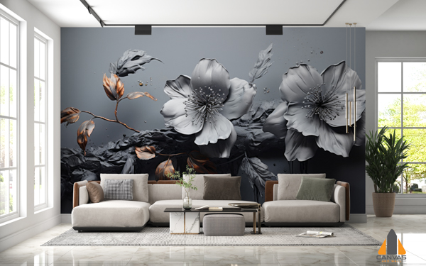 flower-with-leaf-middle-dripping-paint-splash-bright-background 28129