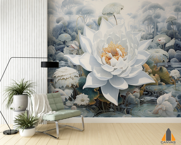 lotus-paper-sculpture-with-lotus-flower-white-paper 28129