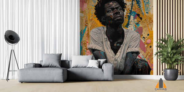 man-with-black-afro-is-sitting-ground