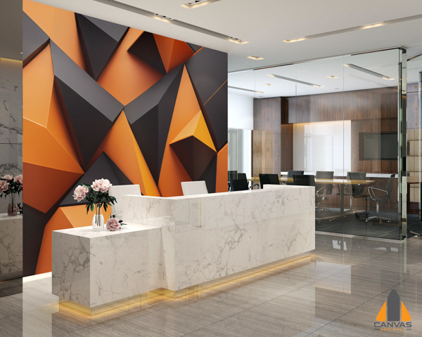 minimal-colorful-geometry-3d-render OFFICE